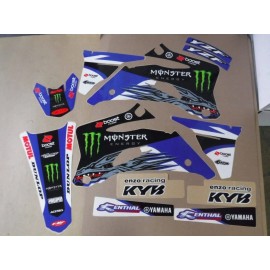 Yamaha 2006 2007 2008 2009 Yamaha  YZ250F YZ450F Team Yamaha Racing graphics