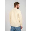 SAOL Irish Merino Wool Men Crew Neck Sweater (Natural, XXXL)