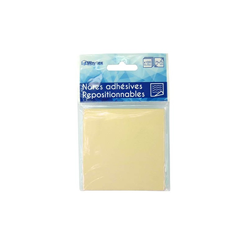 Reusable Notepad 100 Sheets 75mm x 75mm, yellow