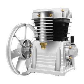 2HP Air Compressor Pump, Air Compressor Pump Head with Motor & Breathing Nozzle 200L/Min, 1.5KW Oil Lubricated AIr Compressors Pumps