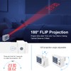 CHEREEKI Projection Alarm Clock, Digital Projector Clock Mains Powered Bedside