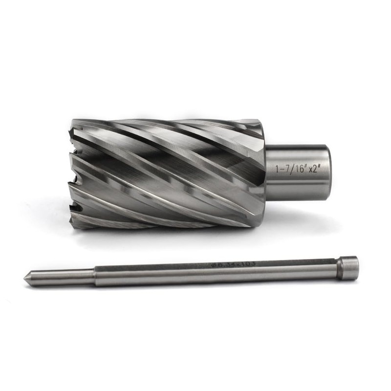 JESTUOUS Annular Cutter 3/4 Inch Weldon Shank 1-7/16 Cutting Diameter