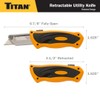 Titan 11024 Yellow Sliding Utility Knife