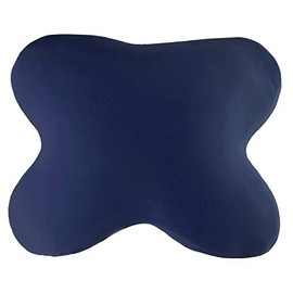 Edda Lux Cover suitable for Acamar pillows, 55 x 47 cm, and for Luxamel sleeping pillow 56 x 48 cm, soft jersey cushion cover for butterfly pillows, made of 100% cotton, in midnight blue