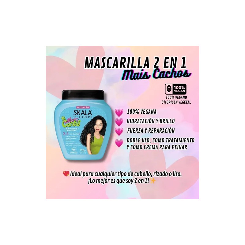 Kit Skala maiscachos Mascarilla 2e1 Shampoo Acond Gel