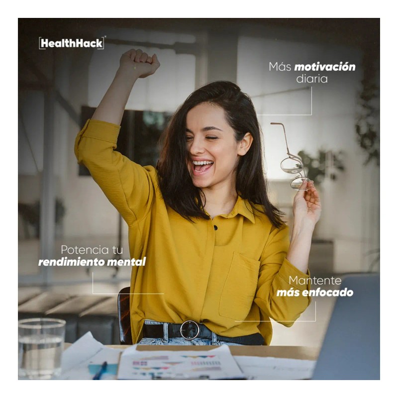 Suplemento Dopamind Tirosina Omega Nootrópicos Cápsulas Vitaminas Esenciales Health Hack