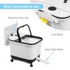 Heated Foot Spa Bath with Bubble Massage, Pedicure Attachments, Vibration