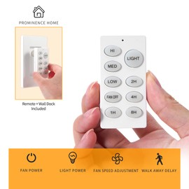 Smart Universal Ceiling Fan Remote Control Kit,DIMMER,No Hub Required, Ceiling Fan Light Timing & Speed Remote, Replace for Hampton,Hunter,Harbor Breeze,Westinghouse,Honeywell, BY08-028-WIFI