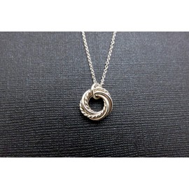 60th Birthday Gifts for Women | Sterling Silver Twist Necklace | 60th Birthday