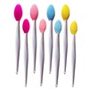 Lip Scrub Brush,Lip Scrubber Exfoliator,Double-Sided Silicone Lip Exfoliating Tool for