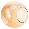 Levemolo Globe Glass Lamp Shade Amber Replacement for Pendant Lamp