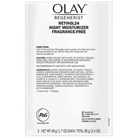 Olay Olay Regenerist Retinol 24 Night Creamcount 2 X 1.7 Ounce ( Net Wt 3.4