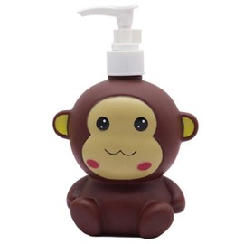 Children's Soap Dispenser for Children, Soap Dispenser 300 ml, Soap Bottle with Monkey Shape Liquid Soap, Shampoo, Lotions Idel for Use in the Bathroom or Kitchen