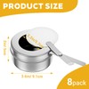 8 Pcs Stainless Steel Fuel Holder, Chafing Wick Fuel Holder