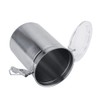 Food Storage Jar, Stainless Steel Coffee Container Airtight Sealed Food