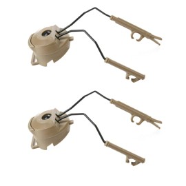 Unbranded 2Pcs Tactical Military Rail Adapter For FAST/ ACH/MICH/Sordi