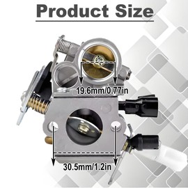 Qiuwanzia MS171 C1Q-S269 Carburetor for Stihl MS181 MS201 MS211 MS181 2 Mix MS181C MS181C-BE MS181CBE 2 Mix MS181C-BE Z Chainsaw Parts Replaces C1Q-S268 with Air Filter 1139 120 1602 Ignition Coil