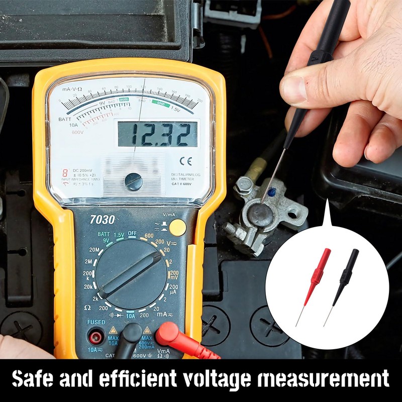 Multimeter Leads Probe Pin 16pcs Multimeter Test Leads Power Back