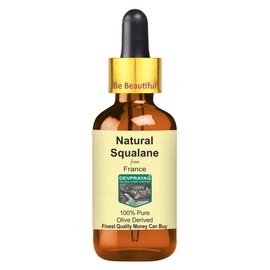 Devprayag Natural Squalane Oil (derived from Olives) with Glass Dropper Natural Therapeutic Grade 5ml (0.16 oz)