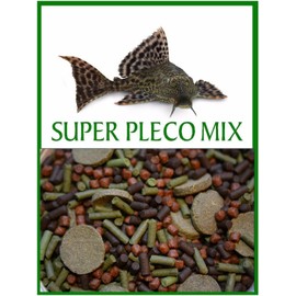 Aquaticblendedfoods Super Pleco & Bottom Feeder Fish Food Mix #8 with Spirulina,Krill,Garlic,Blackworm & Plankton ABF230 (6oz)