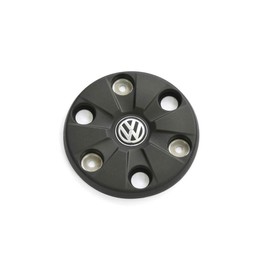 Volkswagen 2N0601151ALDO Wheel Trim (1 Piece) Wheel Cover 16 Inch Hub Cap Wheel Hub Cap, Satin Black