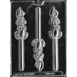 Grandmama's Goodies E449 Easter Bunny Pretzel Chocolate Candy Soap Mold with Exclusive Molding Instructions … (Pack of 3)