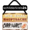 schilderkreis24 Tin Sign 18 x 12 cm - "Mir egal
