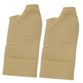 Healeved 1pair Compression Sports Thumb Stabilizer Breathable Wrist Brace Protector for Fitness Weightlifting Basketball and Training Suitable for Men and Women Skin Color