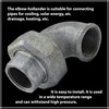 AERZETIX - C65064 - Cast iron elbow piece 1 inch