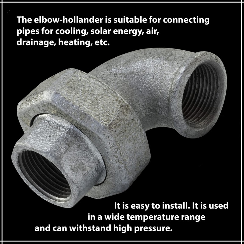 AERZETIX - C65064 - Cast iron elbow piece 1 inch