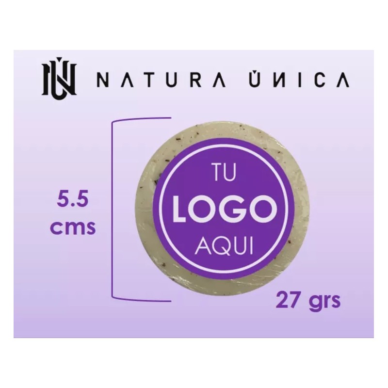 Natura Única Jabón Hotelero Personalizado Con Tu Logo 200 Pz