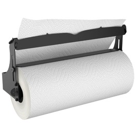 Heavy Duty Cabinet Door Paper Towel Dispenser - Easy Installation, Made in USA, Wall Mount Design for Kitchen and Garage Organization