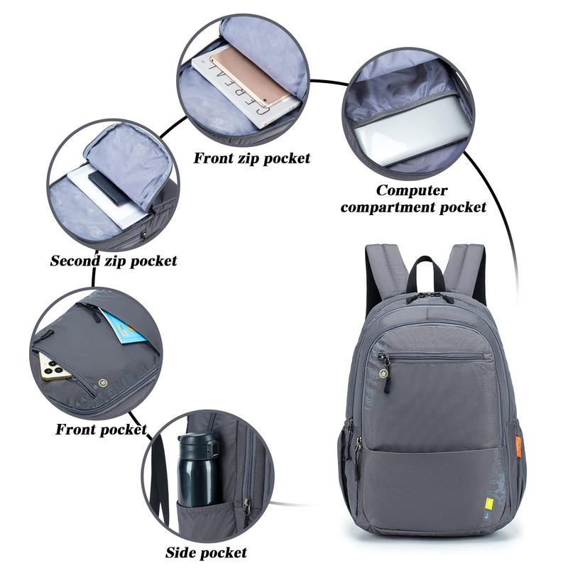BAGZY Purple Backpack for Ryanair Cabin Bags 40x20x25, Water-Resistant, Abrasion