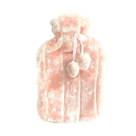 Lizzy Faux Fur Water Bottle Soft Cosy Removable Cover Bag Winter Warmer