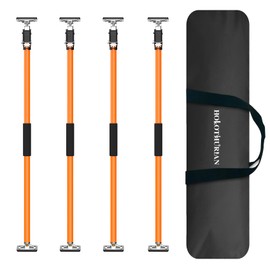 HOLOTHURIAN Cabinet Jack Support Pole, 62.9-114.2 inches Third Hand Tools Adjustable Support Pole, 3rd Hand Support System for Upper Cabinet Installation, 330 LB Capacity, 4-Pack