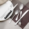 24 Pcs Forks and Spoons Silverware Set, Food Grade Stainless