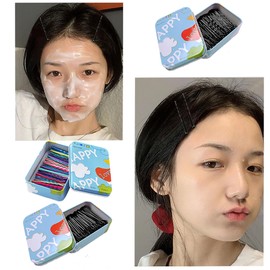50 pcs Bobby Pins with Cute Tin Box Packaging Hair Clips for Girls and Women of All Hair Types for Styling Updo Hair Buns