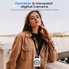 Bofypoo Digital Camera, 4K Autofocus Vlogging Camera with 32G Memory