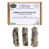 Bless-International Himalayan-Sage-Jatamansi-Camphor-Incense Premium-100%-Natural-and-Organic Handcrafted-4-Inches-Long Used-for-Home-Cleansing-Meditation-Smudging-Rituals