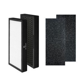 Airvention HF1702 Replacement Filter Set 1 HEPA+ Filter and 2 ViRo-Silver Pre-filter, Compatible with Hunter HT1702, 10200