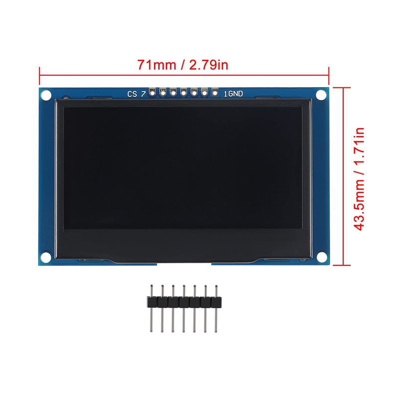 DWEII 2.4" 2.42 inch 128x64 OLED LCD Display Module SSD1309