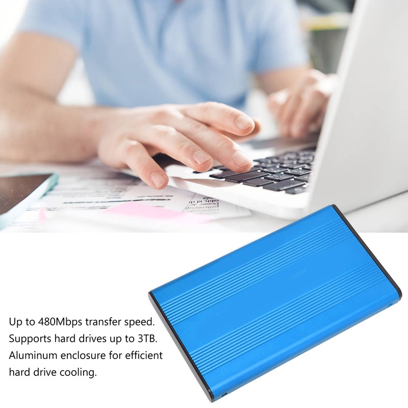 External Hard Drive Case USB 2.0 Interface to SATA 480Mbps