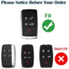 Tukellen for Range Rover Leather Key Fob Cover with Keychain