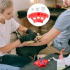 300pcs Tattoo Ink Caps Cups with 2 Red Cups Holders-Base