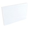 Record Cards White Ruled Index Cards 6mm Lined Margin Revision