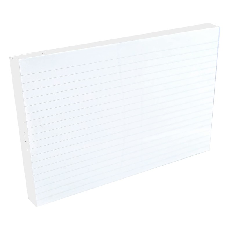 Record Cards White Ruled Index Cards 6mm Lined Margin Revision