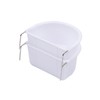 Generic 2 Pieces Bird Feeding Dish Bird Cage Accessories, Easy