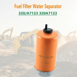 320A7123 Fuel Water Separator Filter Compatible with Caterpillar Loaders 420F 428E 430E 434E 444E JCB Skidsteer Loaders 225 250 260 270 280 Replacement 320/A7123, 32/925950, FS19981, WK8170
