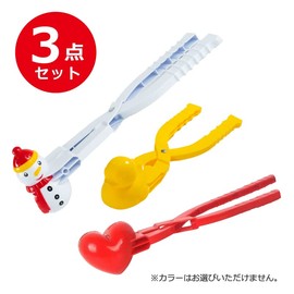 MAGNA Snow Play Set, Cute, Snowball Maker, Set of 3, Snowball Maker, 3 Types, Snowman, Duck, Heart, Snowball Maker, Snowball Maker Set, Snowman