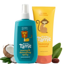 T is for Tame - All-Natural Alcohol-Free Hair Styling Cream & Mist for Kids & Toddlers, 2024 Launch (Cream-Mist-Bundle)